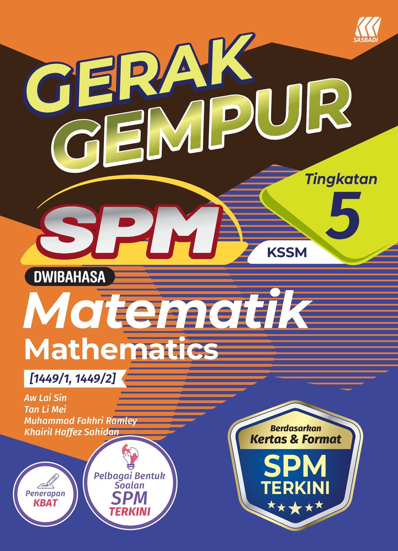 Gerak Gempur SPM Matematik (Bilingual) Ting. 5 Cover